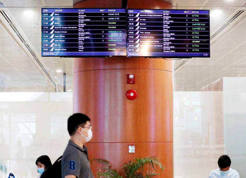 Myanmar thắt chặt các chuyến bay quốc tế - Ảnh: EPA/The Myanmar Times
